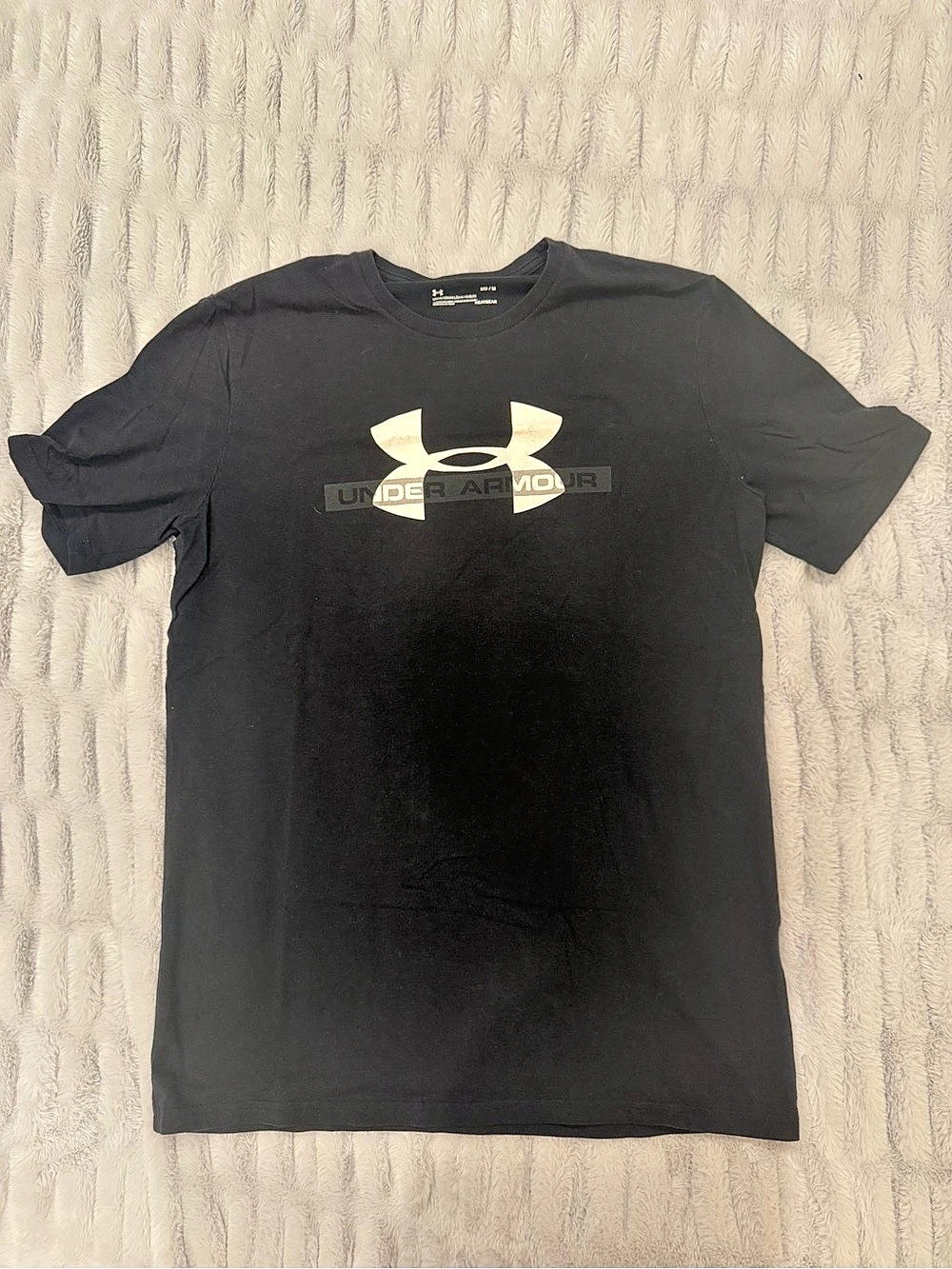 Under Armour HeatGear Short Sleeve Tee in Black Size Medium EUC